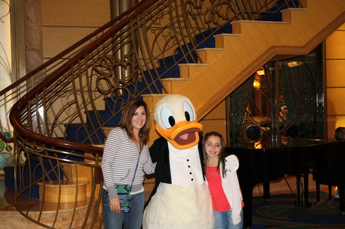 Meeting Donald! real-people-dont-diet-Disney-Wonder-8